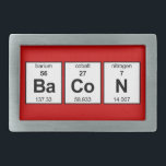 BaCoN Periodic Table Belt Buckle<br><div class="desc">BaCoN Periodic Table

Choose a different background color by clicking on the Customize button and Background Color.</div>