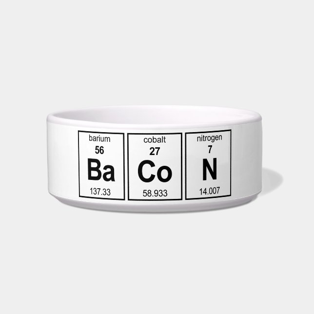 BaCoN Periodic Table Bowl (Front)
