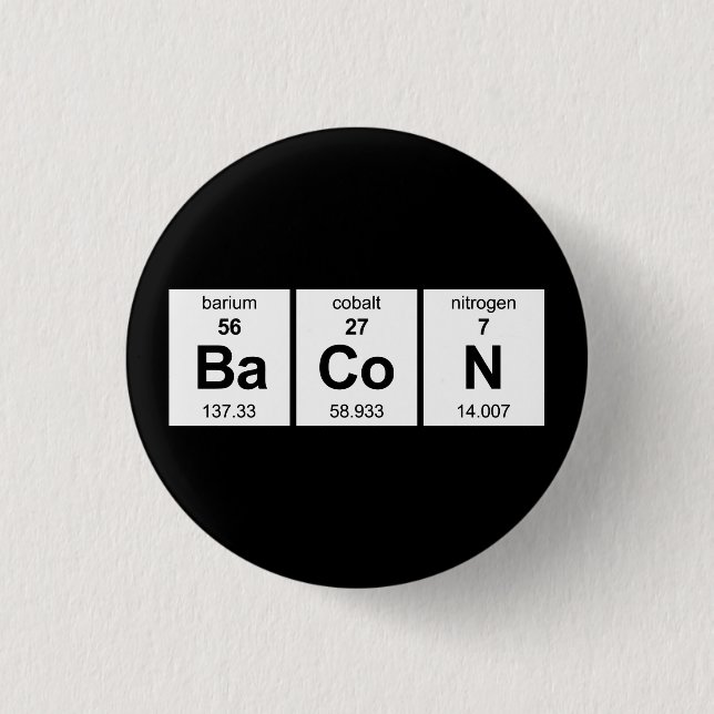 BaCoN Periodic Table Button (Front)