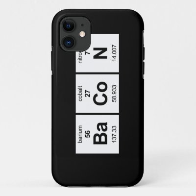 BaCoN Periodic Table iPhone 11 Case