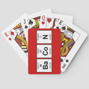 BaCoN Periodic Table Poker Cards