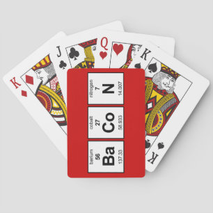 BaCoN Periodic Table Poker Cards