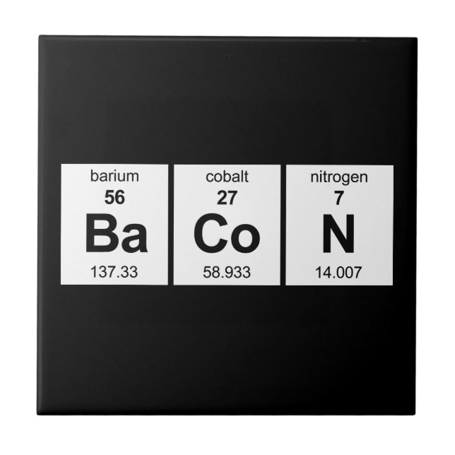 BaCoN Periodic Table Tile (Front)
