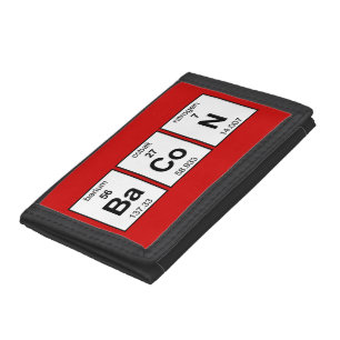 BaCoN Periodic Table Trifold Wallet