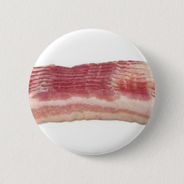 bacon pinback button (Front)