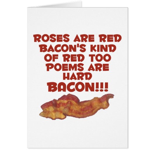 Bacon Poem Cards (Front)