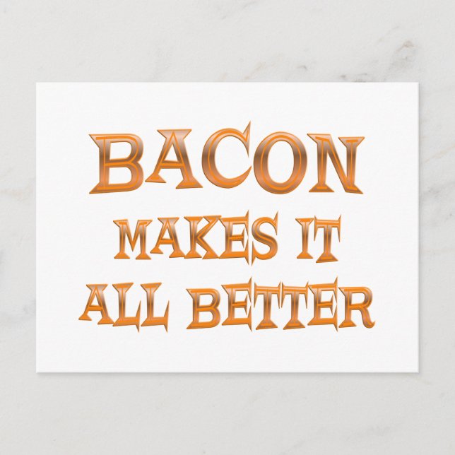Bacon Postcard (Front)