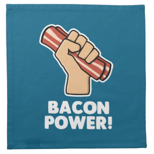 Bacon Power Cloth Napkin