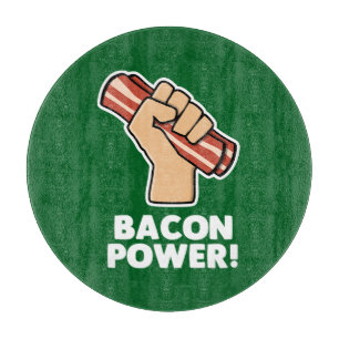 Bacon Power Cutting Board