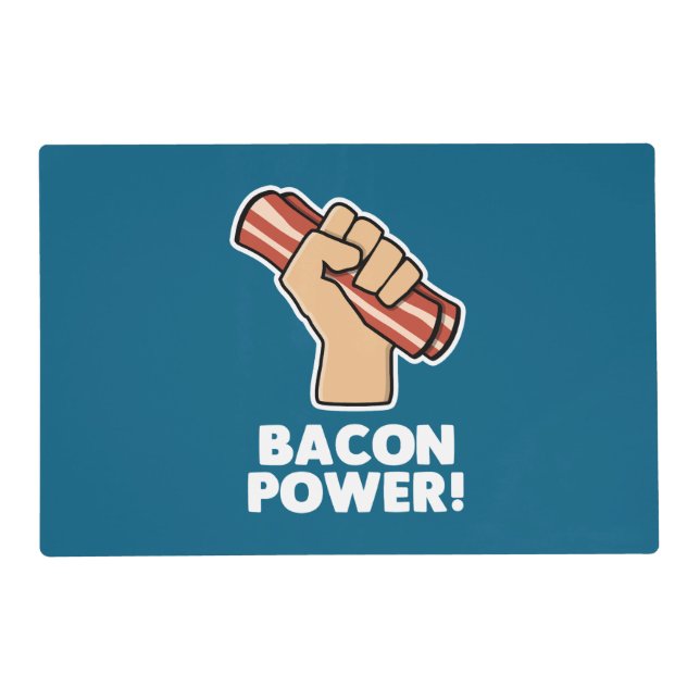 Bacon Power Placemat (Front)