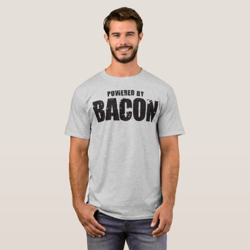 Bacon _ Powered By Bacon T_Shirt