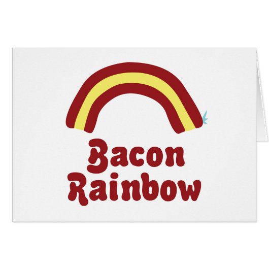 Bacon Rainbow Cards (Front Horizontal)