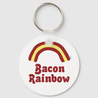 Bacon Rainbow Keychain