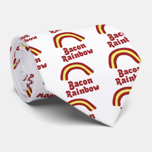 Bacon Rainbow Neck Tie