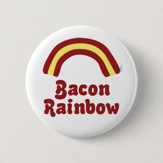 Bacon Rainbow Pinback Button