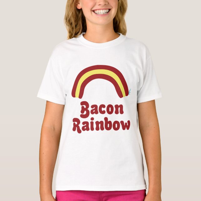 Bacon Rainbow T-Shirt (Front)