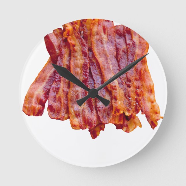 bacon round clock (Front)