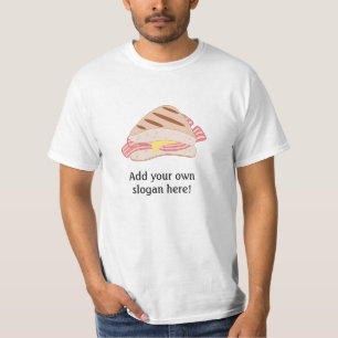 Bacon Sandwich: Customizable Slogan T-Shirt
