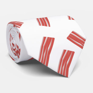 Bacon Slices Party Seamless Pattern Neck Tie