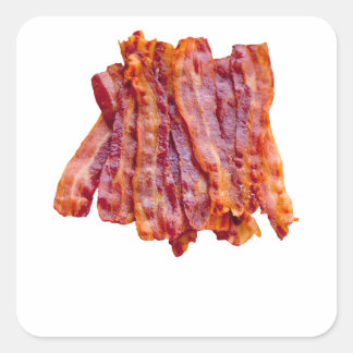 Bacon Square Sticker