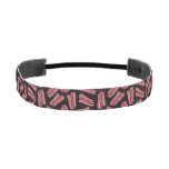 Bacon Strips Pattern Athletic Headband