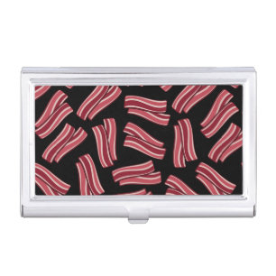 Bacon Strips Pattern Business Card Holder