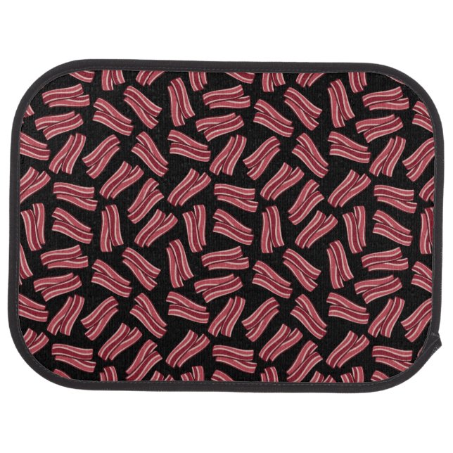 Bacon Strips Pattern Car Mat (Rear)