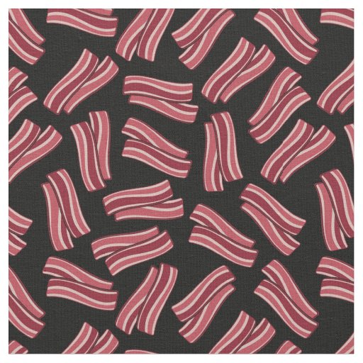 Bacon Strips Pattern Fabric