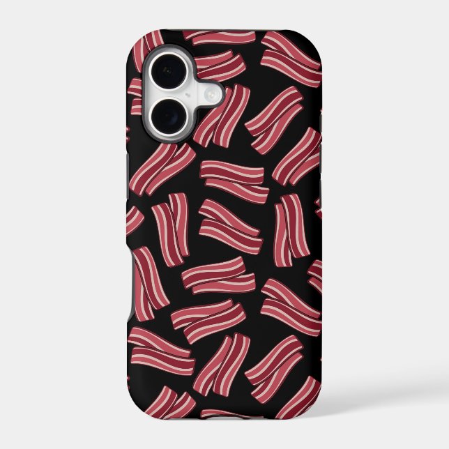 Bacon Strips Pattern Iphone Case (Back)
