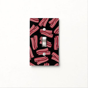 Bacon Strips Pattern Light Switch Cover