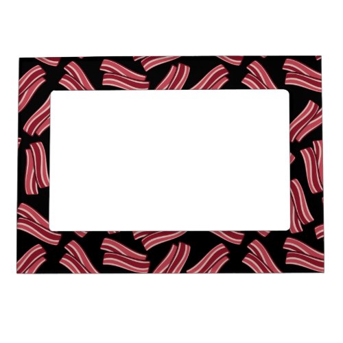 Bacon Strips Pattern Magnetic Frame