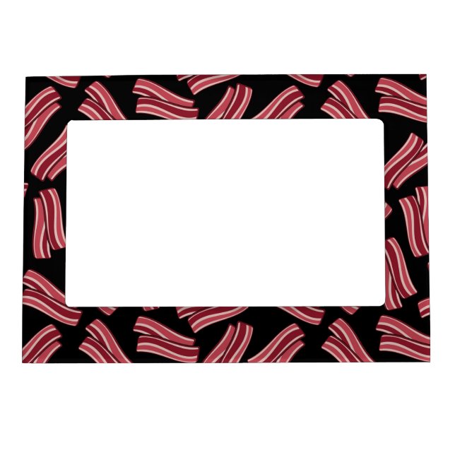 Bacon Strips Pattern Magnetic Frame (Front)