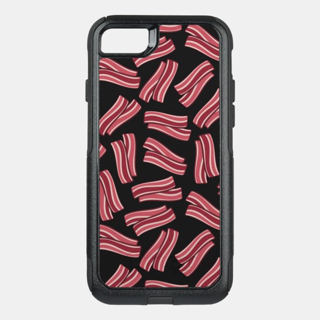 Bacon Strips Pattern Otterbox iPhone Case (Back)
