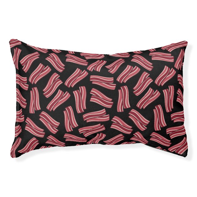 Bacon Strips Pattern Pet Bed (Front)