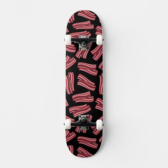 Bacon Strips Pattern Skateboard (Front)