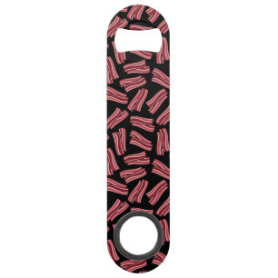 Bacon Strips Pattern Speed Bottle Opener