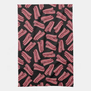 Bacon Strips Pattern Towel