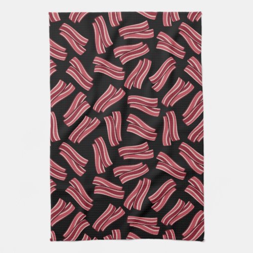 Bacon Strips Pattern Towel