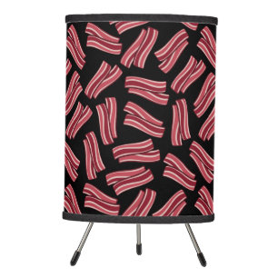 Bacon Strips Pattern Tripod Lamp