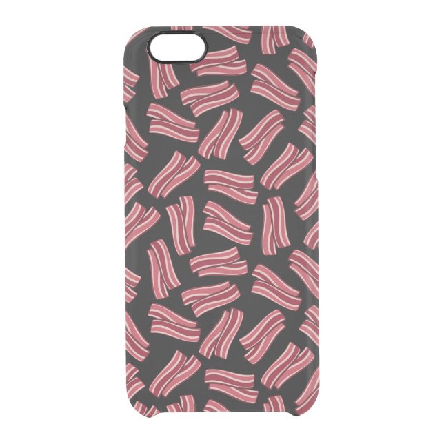 Bacon Strips Pattern Uncommon iPhone Case (Back)