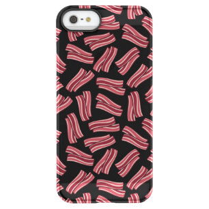 Bacon Strips Pattern Permafrost iPhone SE/5/5s Case
