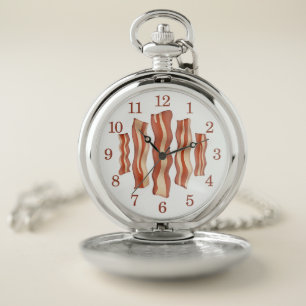 Bacon Strips Pocket Watch