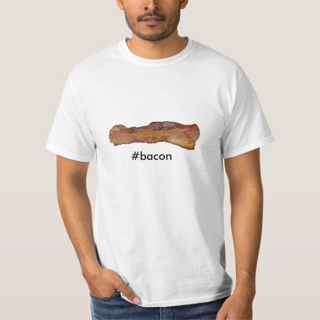 #bacon T-Shirt (Front)