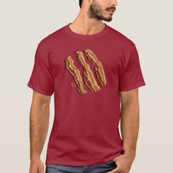 Bacon T-shirt by flopsock at Zazzle