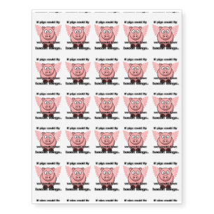 bacon temporary tattoos