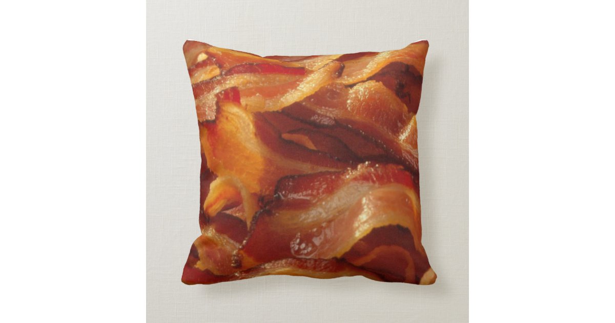 Bacon Throw Pillow