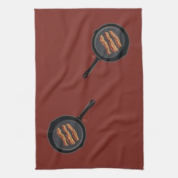 Bacon Towel by flopsock at Zazzle
