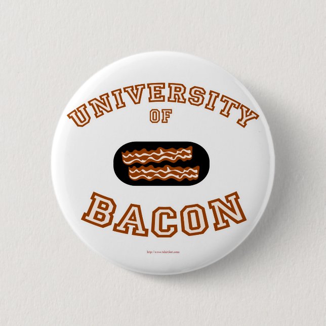 Bacon University Button (Front)