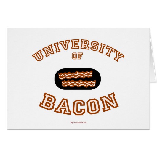 Bacon University Cards (Front Horizontal)