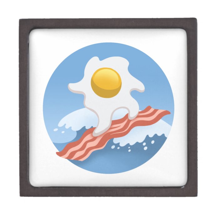 Bacon Waves Premium Keepsake Boxes